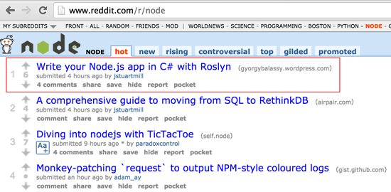 reddit-node